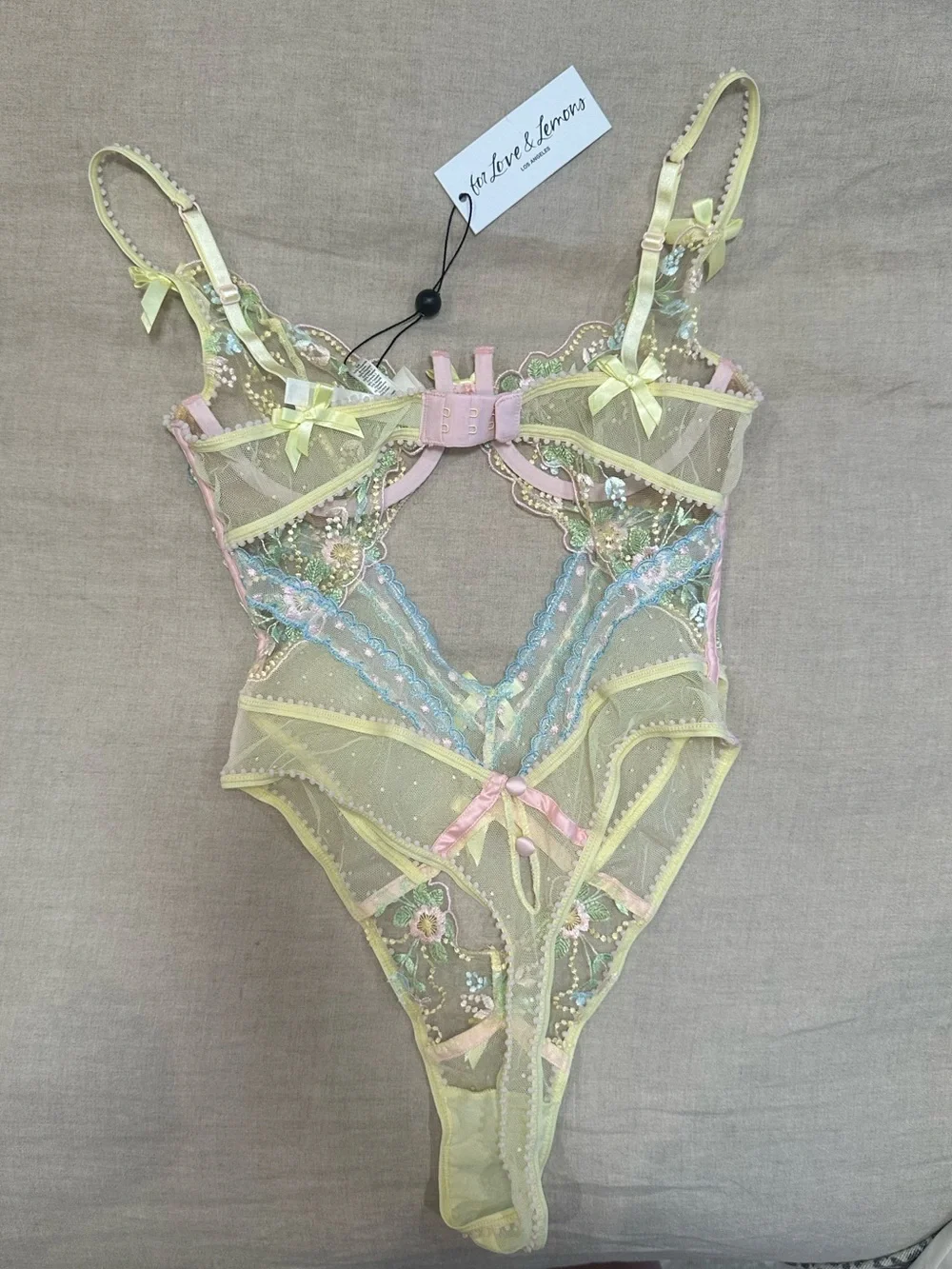 For Love & Lemons - Sunny Teddy Bodysuit